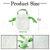 Cloth High Jacquard Flower Sugar Gift Drawstring Bags with Handle ST-CJ0004-01D-2