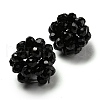 Glass Round Woven Beads GLAA-A034-4mm-A08-01-2