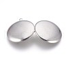 Tarnish Resistant 304 Stainless Steel Locket Pendants STAS-L219-06P-4