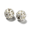 St. Patrick's Day Series Printed Schima Wood European Beads WOOD-V002-01F-2