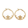 PVD Vacuum Plating 201 Stainless Steel Hoop Earrings EJEW-I309-59B-G-1