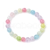 Kids Round Acrylic Beaded Stretch Bracelets BJEW-JB11558-05-2
