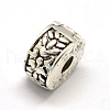 Alloy European Style Clasps PDLC-R001-18AS-2