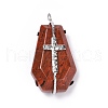 Natural Red Jasper Pendants G-C246-01D-P-1