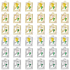 DICOSMETIC 36Pcs 6 Styles Rack Plating Alloy Enamel Pendants FIND-DC0002-91-1