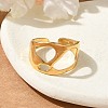 304 Stainless Steel Open Cuff Rings for Unisex RJEW-Q003-03G-4