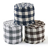 3 Rolls Tartan Cotton Linen Frayed Ribbon OCOR-TAC0035-11B-3