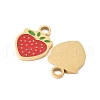 304 Stainless Steel Enamel Pendants STAS-R168-02K-G-2