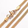 Ion Plating(IP) 304 Stainless Steel Necklace MAK-K004-04G-2