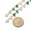 Handmade Glass Pearl Round Beaded Chains AJEW-SZ0002-40D-3