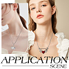 SUNNYCLUE 12Pcs 304 Stainless Steel Round Snake Chain Necklaces NJEW-SC0001-05-5