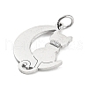 Non-Tarnish 304 Stainless Steel Pendants STAS-E205-04P-2