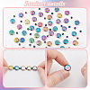   Electroplated Glass Beads and Glass Seeed Beads GLAA-PH0003-51-4