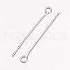 Tarnish Resistant 304 Stainless Steel Eye Pin X-STAS-R045-30mm-2