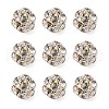 Brass Rhinestone Beads RB-H034-4-1