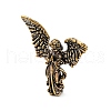 Brass Jesus Angel Display Decorations KK-D370-08AG-3