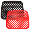 Gorgecraft 2Pcs 2 Colors Reusable Silicone Mesh Liner Mats AJEW-GF0006-33-1