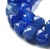 Natural Blue Agate Beads Strands G-C179-B22-01-4
