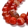 Dyed Natural Agate Beads Strands G-G203-03-4