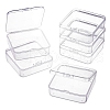 Square Plastic Bead Storage Containers CON-FS0001-07B-4