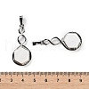 Natural White Shell Pendants G-F777-05P-14-3
