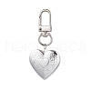 Heart Brass Locket Pendant Decorations HJEW-JM03003-2