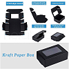 BENECREAT 100Pcs Craft Paper Boxes CON-BC0007-23-4