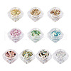 10 Boxes 10 Colors PET Shiny Nail Art Glitter MRMJ-TA0001-33-10