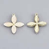 Resin Imitation Cat Eye Pendants PALLOY-N154-10-2