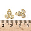 Brass Micro Pave Cubic Zirconia Pendants KK-D373-01C-G-3