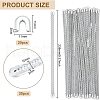BENECREAT 20Pcs Iron Boning FIND-BC0013-86A-2