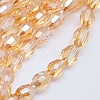 Electroplate Glass Beads Strands EGLA-J013-4X6mm-FM3-2