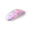Plastic Flower Sequins Snap Hair Clip PHAR-A011-02-4