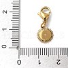 Sun 304 Stainless Steel Pendant Decorations STAS-G352-06G-3