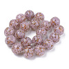 Handmade Gold Sand Lampwork Beads LAMP-S194-008C-01-2