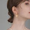 Beebeecraft 3Pairs Brass Leveback Earring EJEW-BBC0001-61E-6