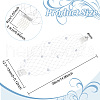 Nylon Fascinator Mesh Face Veil OHAR-WH0034-09A-02-2
