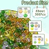 500Pcs Easter Themed Glass Beads GLAA-YWC0004-03-3