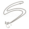 201 Stainless Steel Necklaces NJEW-Q336-01G-P-2