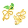 Saint Patrick's Day Theme Zinc Alloy Dangle Stud Earrings EJEW-Z030-02A-2