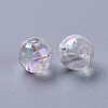 Eco-Friendly Transparent Acrylic Beads X-PL732-2-2