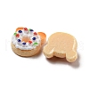 Imitation Food Resin Decoden Cabochons X-CRES-R199-04-2