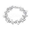 Musical Note Brass Link Bracelets for Women FS-WG94BAE-01-5