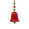 Glass Christmas Bell Hanging Ornaments PW-WG68048-01-1