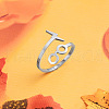 Alloy Adjustable Open Cuff Rings FS-WGA69F7-01-1