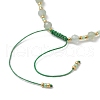 Adjustable Natural Green Aventurine & Glass Braided Bead Bracelet BJEW-JB10137-05-4