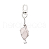 Star 304 Stainless Steel Macrame Chain Pouch Empty Stone Holder Pendant Decoration HJEW-JM02079-4