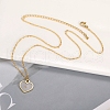 304 Stainless Steel Mustard Seed Faith Pendant Necklaces NJEW-Z063-04G-02-1