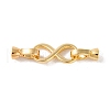 Brass Fold Over Clasps KK-U016-20G-1