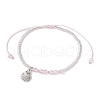 Glass Seed Beads Braided Bracelets BJEW-MZ00176-04-3